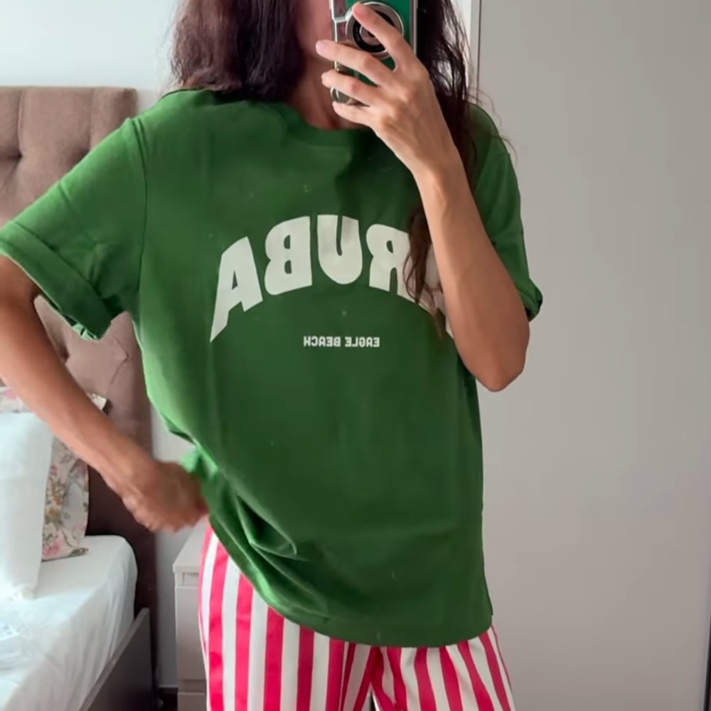 H&M Aruba Green T-shirt Small